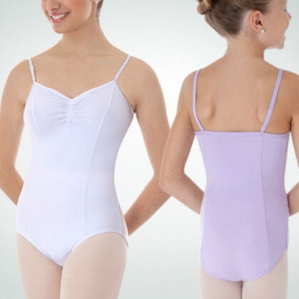 Body Wrappers BWC127 Girl's 6X-7 (Fits 4-6) Lilac Princess Seam Camisole Leotard